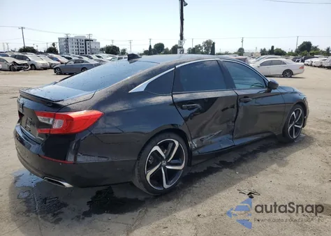 2020 Honda Accord Sport from USA, damaged, VIN 1HGCV1F35LA155875